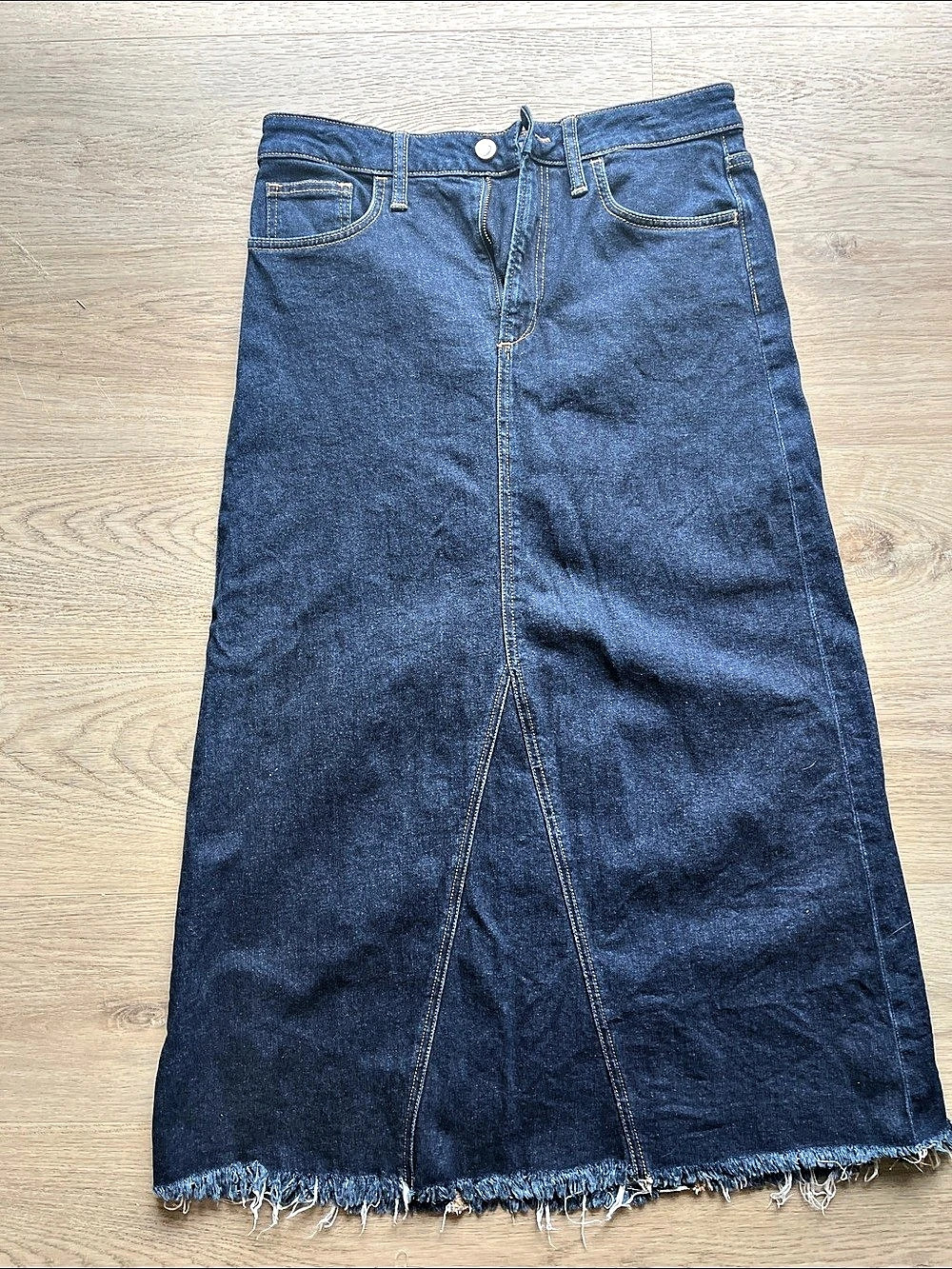 Joe's Denim Midi Skirt Waist 29